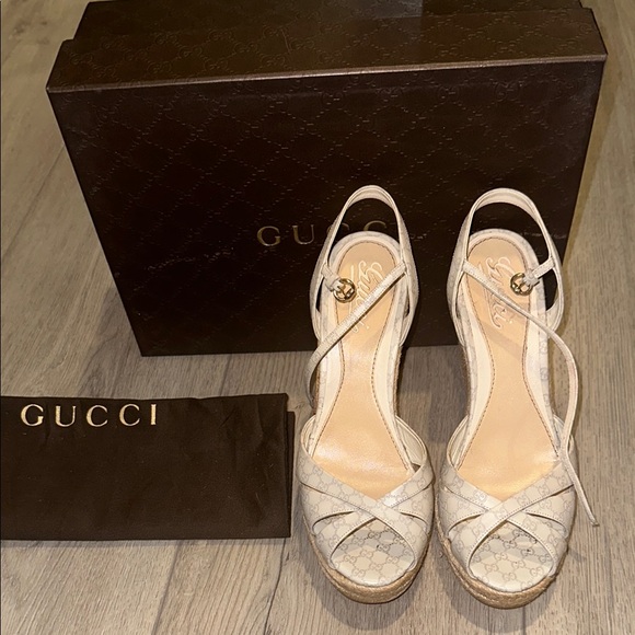 Gucci Cream Penelope Espadrille - Picture 1 of 16